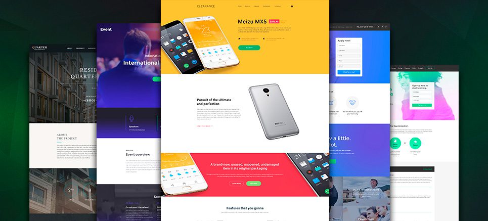 Создайте целевую страницу, используя готовые шаблоны HTML-дизайна