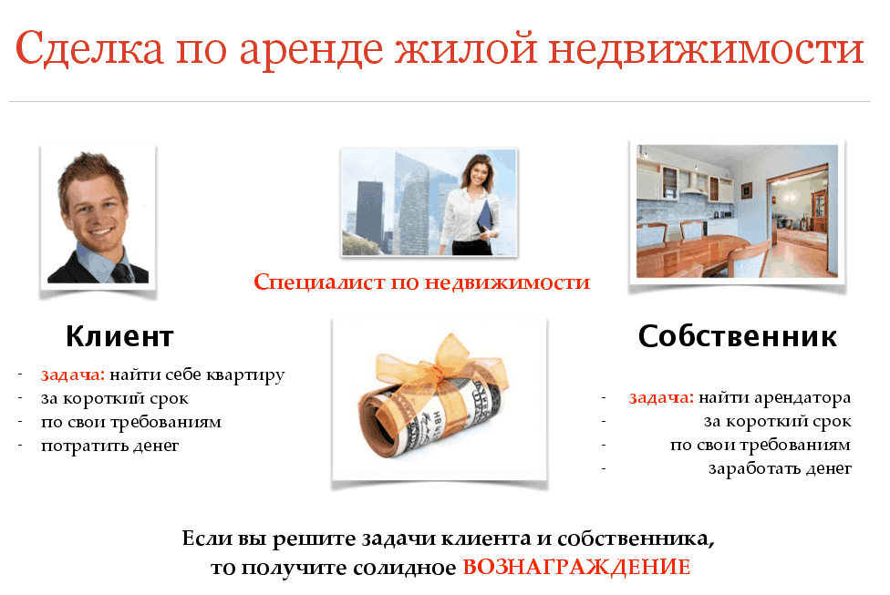 Порядок работы риэлтора при сдаче в аренду чужого имущества