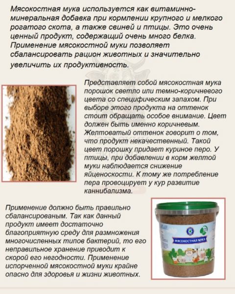 Мясокостная мука